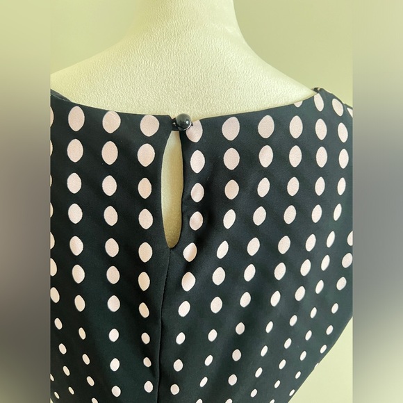 Connected Apparel Black Sheath Dress Bateau Neckline Midi - Picture 3 of 7